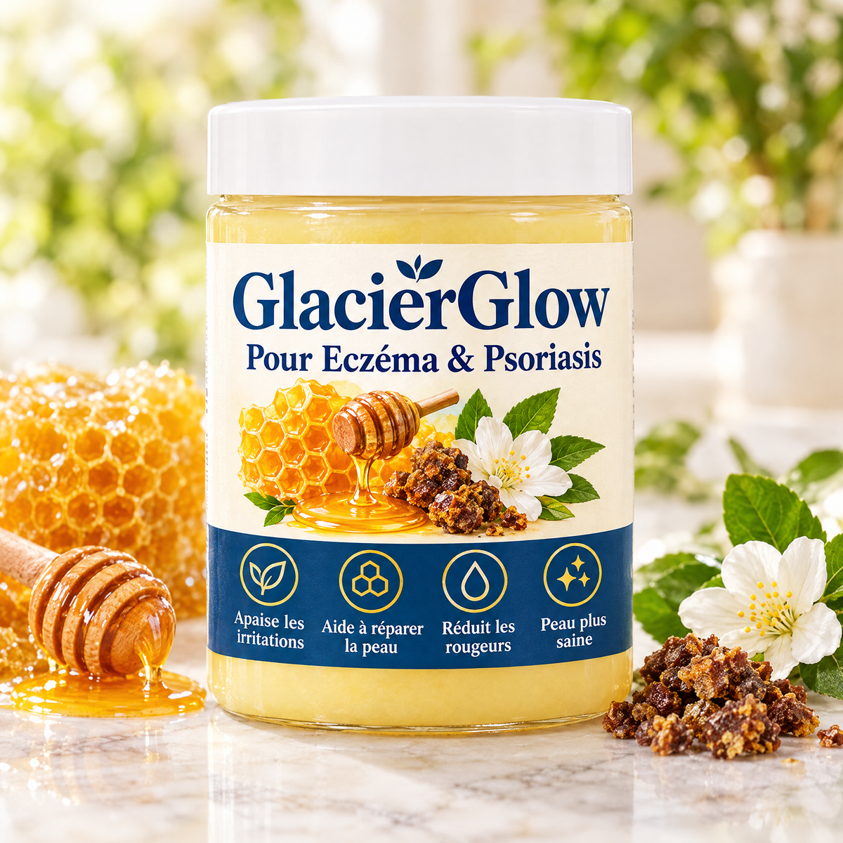 Glacielle – Baume apaisant pour peaux sujettes à l'eczéma et au psoriasis